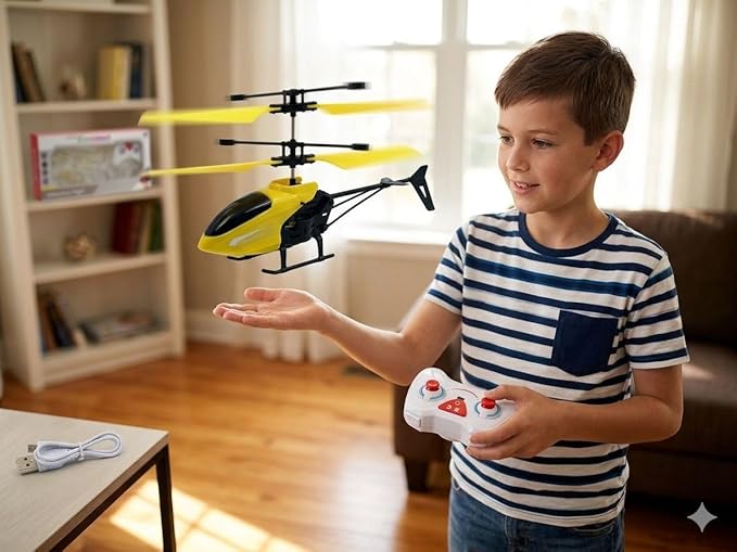🚁 Flying RC Helicopter Toy for Kids