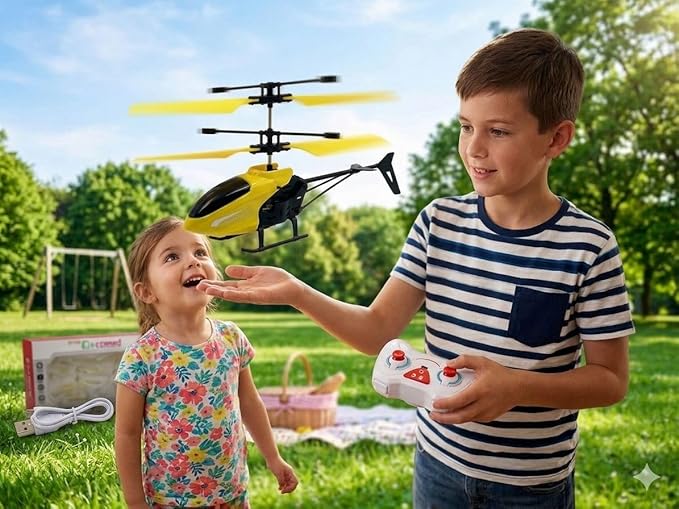 🚁 Flying RC Helicopter Toy for Kids